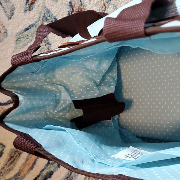 Blue & Brown Diaper Bag - Picture 5 of 10